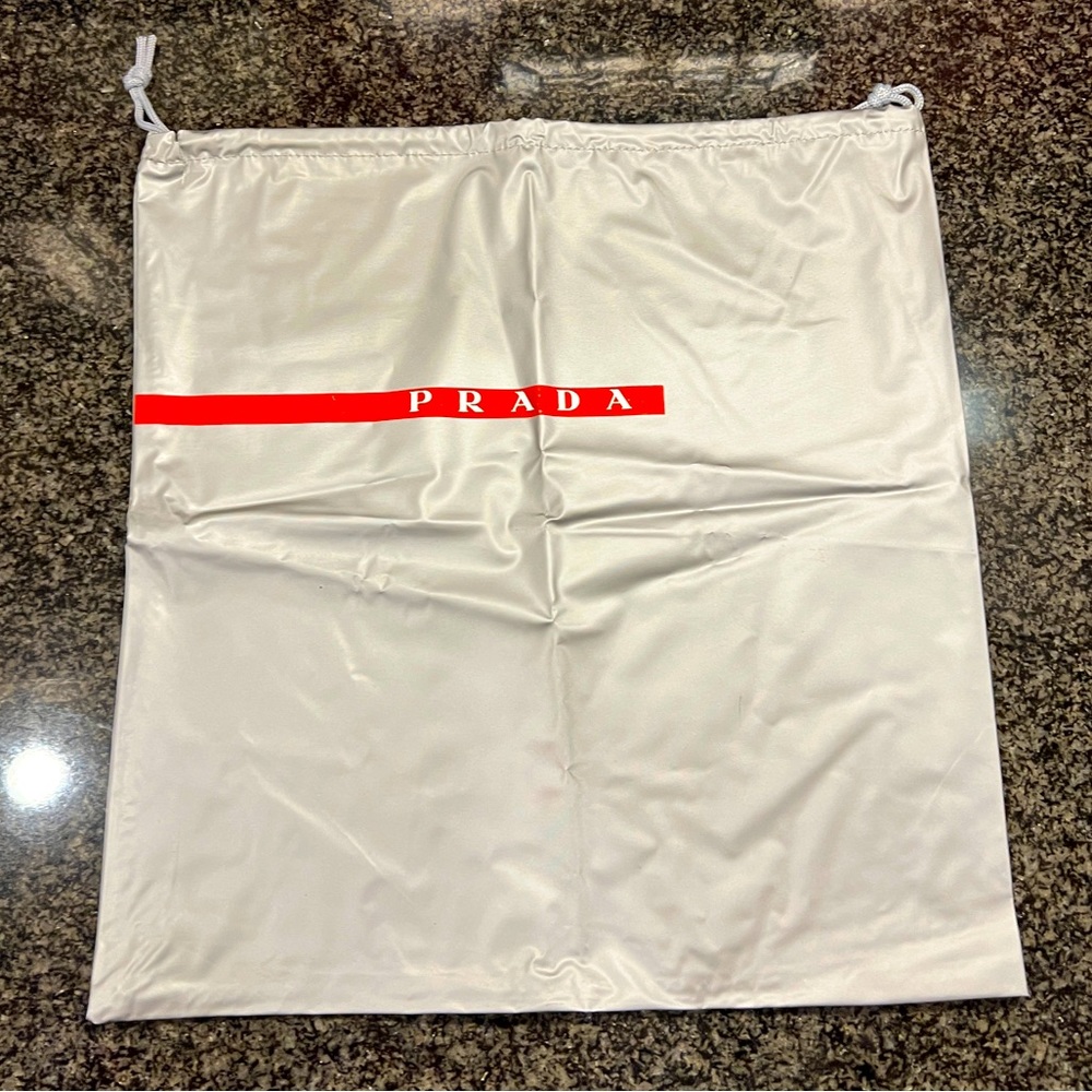Prada original vinyl duster bag